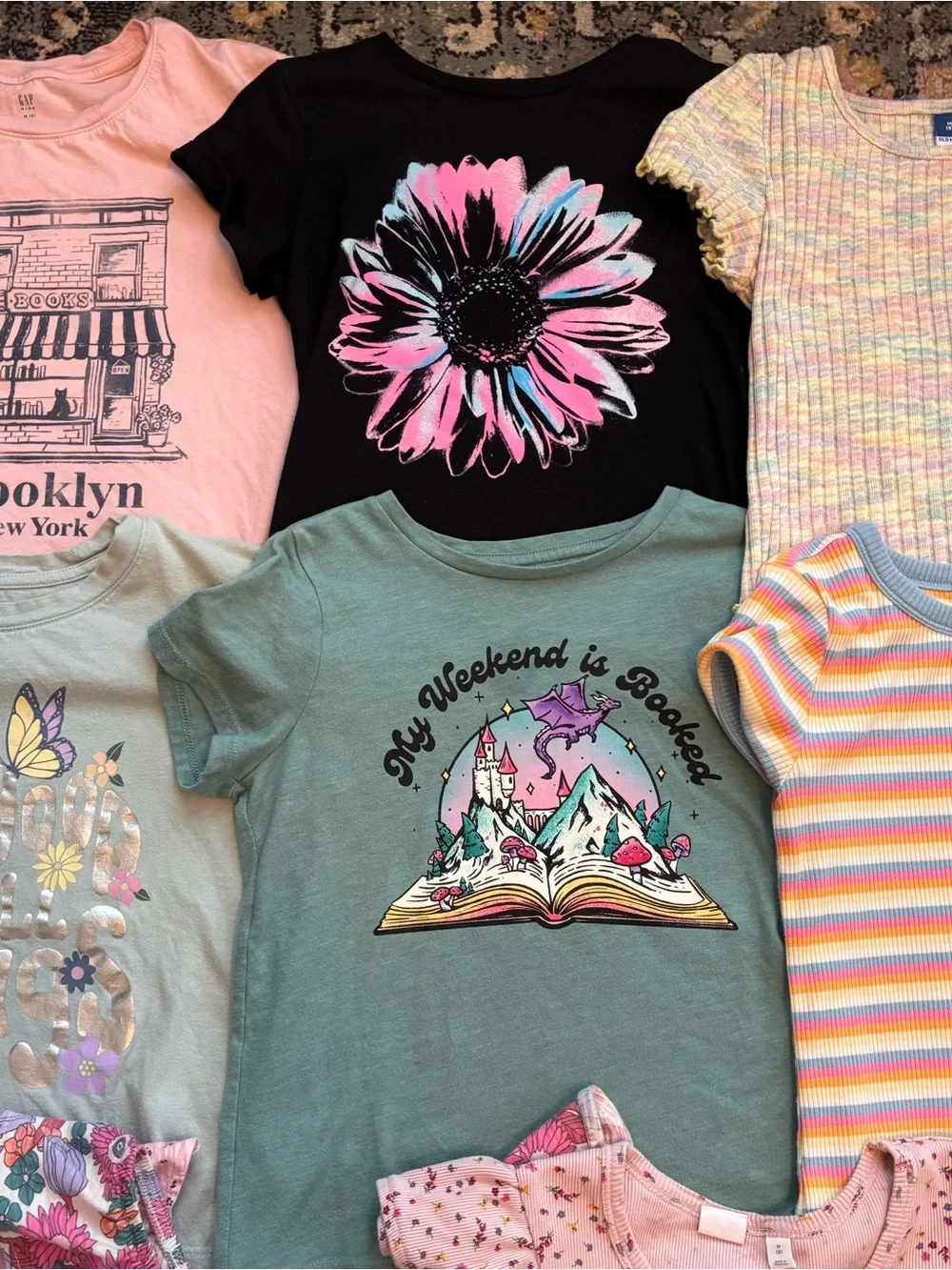 GAP Old Navy Girls Shirt Tee Blouse Lot Sz 8 Medium
